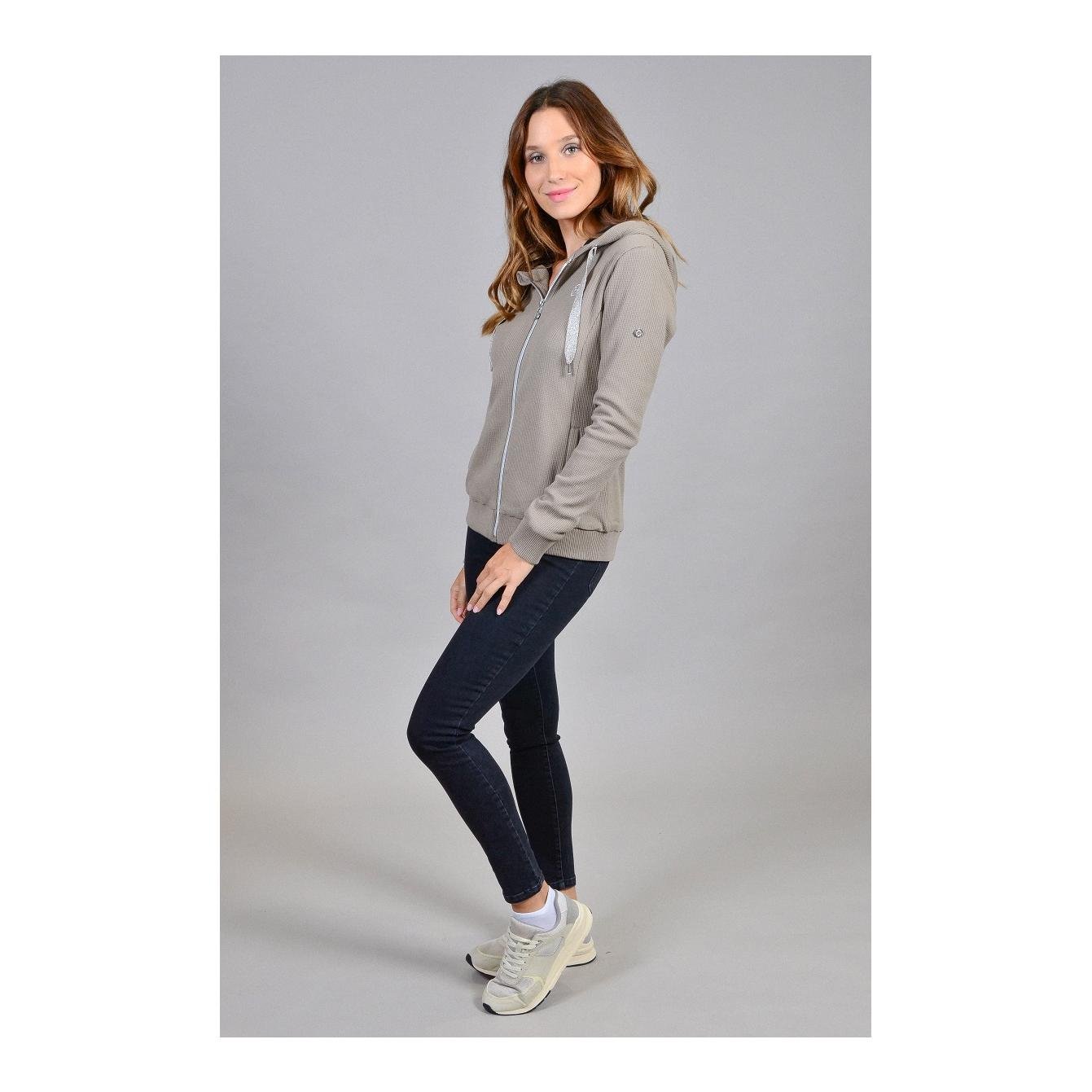 Hoodie Swai Damen - taupe