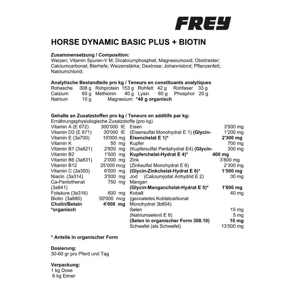 Complément alimentaire Horse Dynamic + Biotine