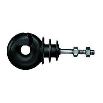 Lister Ringisolator metrisch WI 24/2 - M6 x 25 mm - Schwarz -