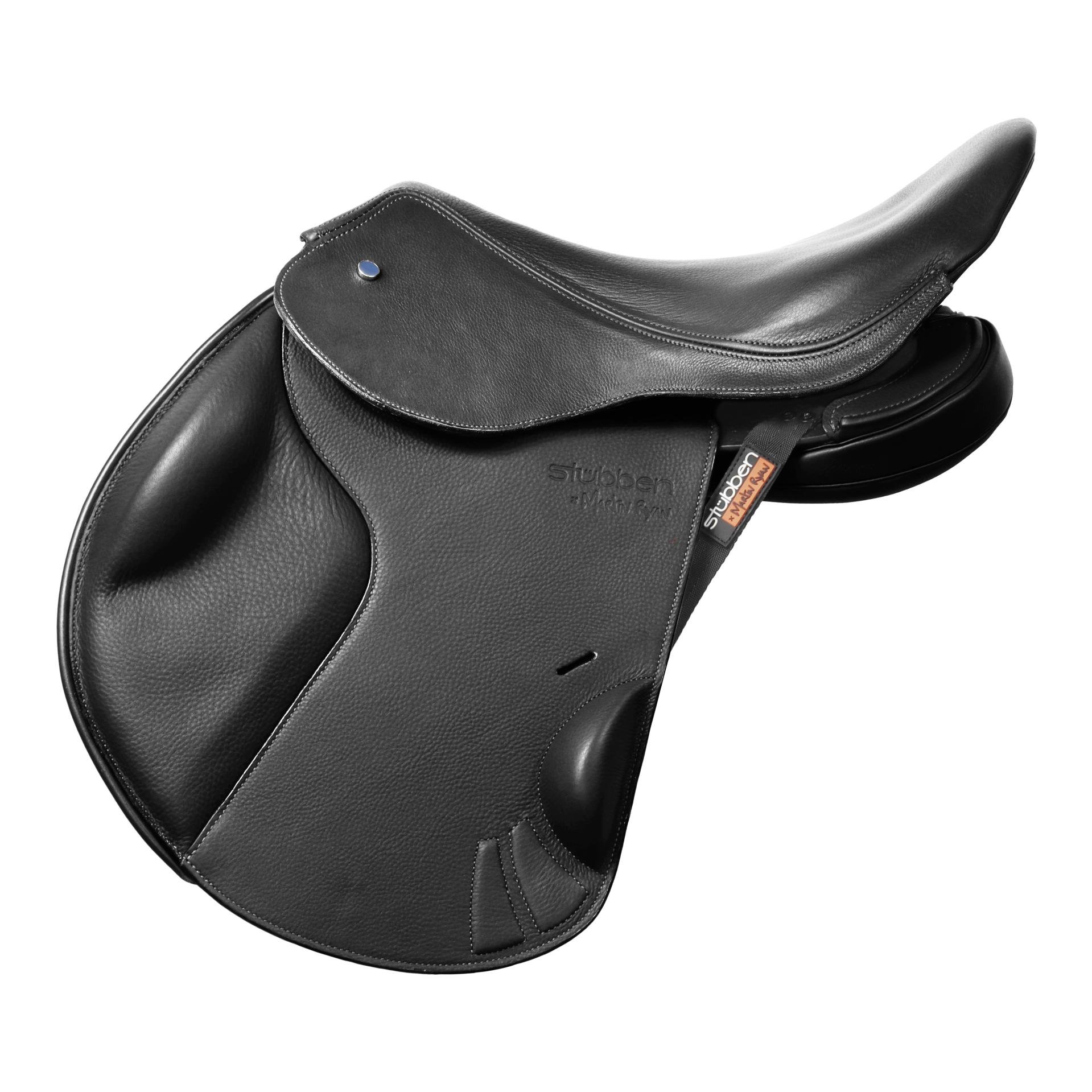 REVsport Sattel mit Sattelblatt 17,5" Sattelblatt Springen