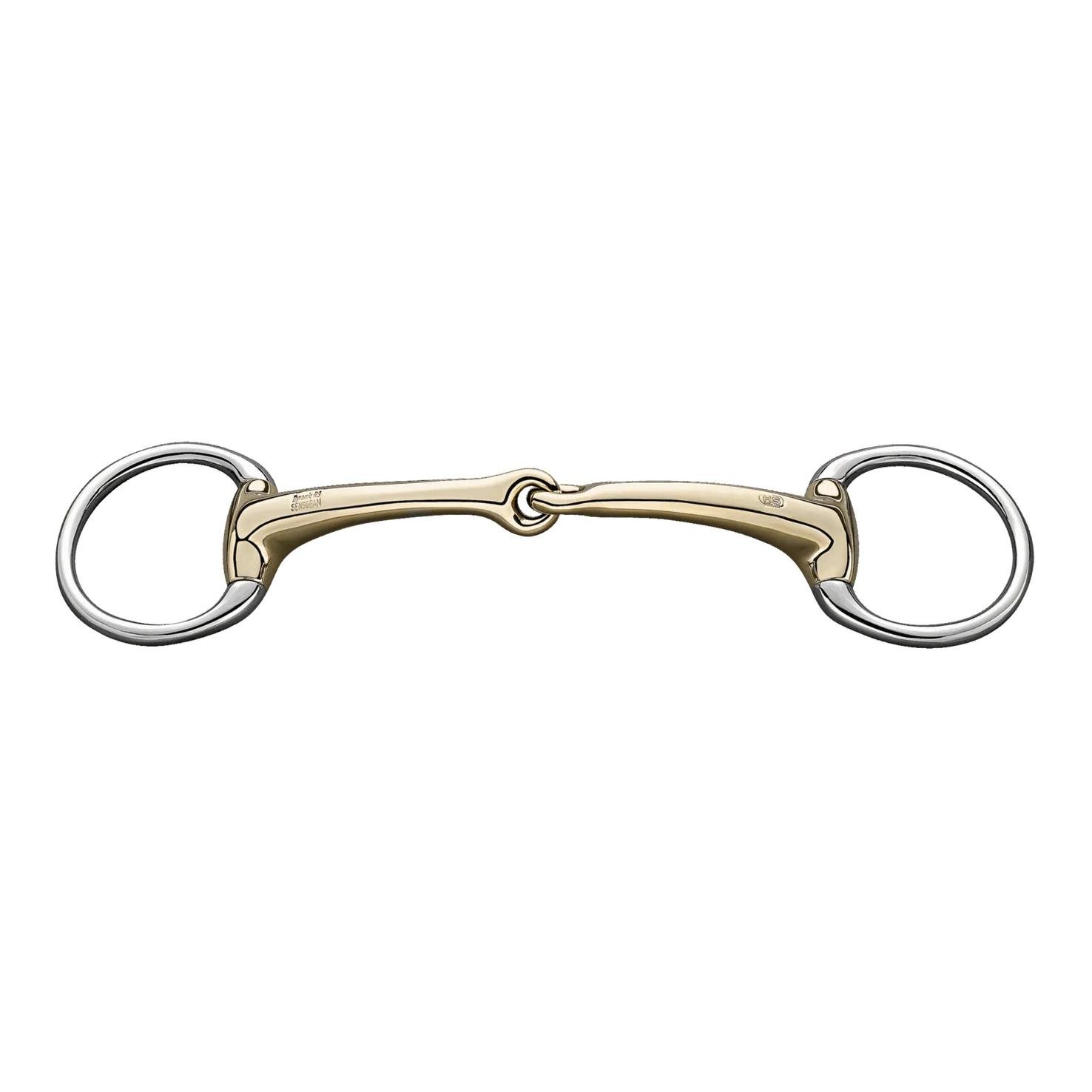 Dynamic RS Olivenkopf Unterlegtrense 14 mm einfach gebrochen - Sensogan