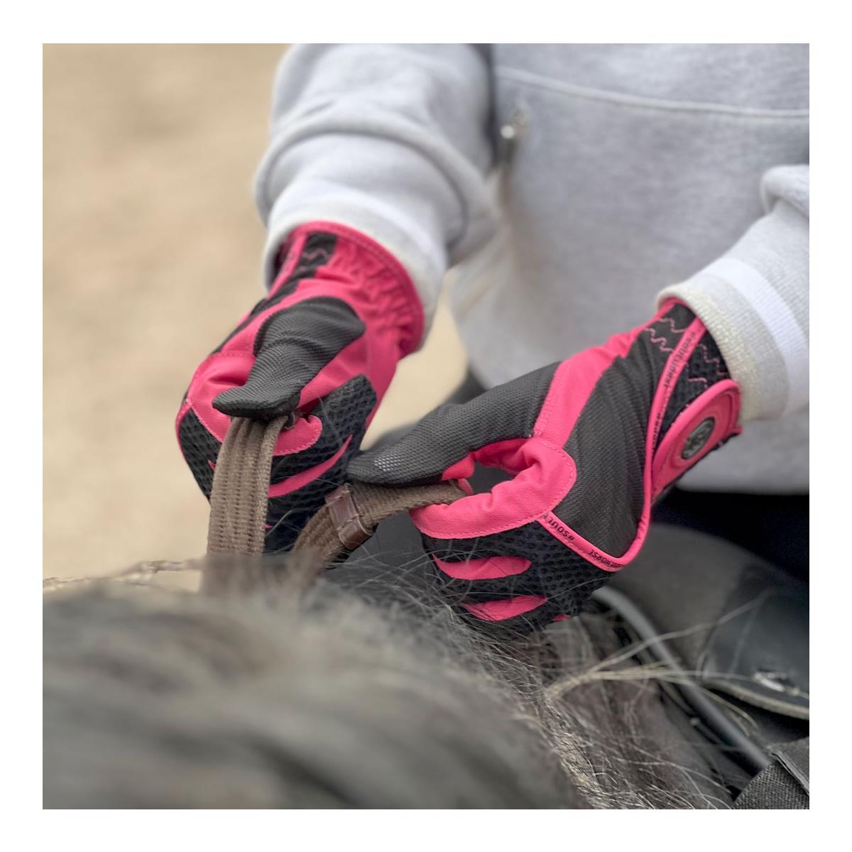 Soulhorse Reithandschuhe Feel the Pink Power