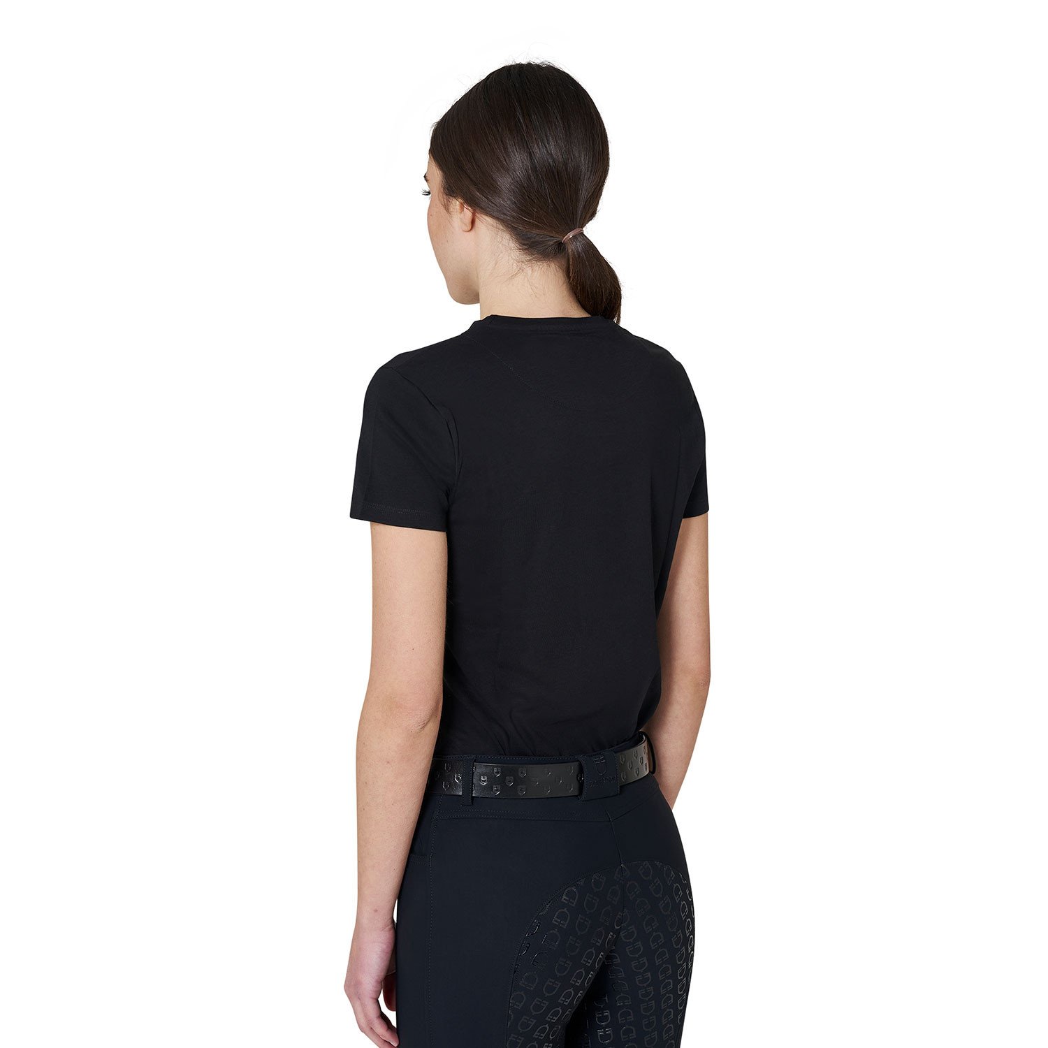 Equestro T-Shirt glossy Logo Damen