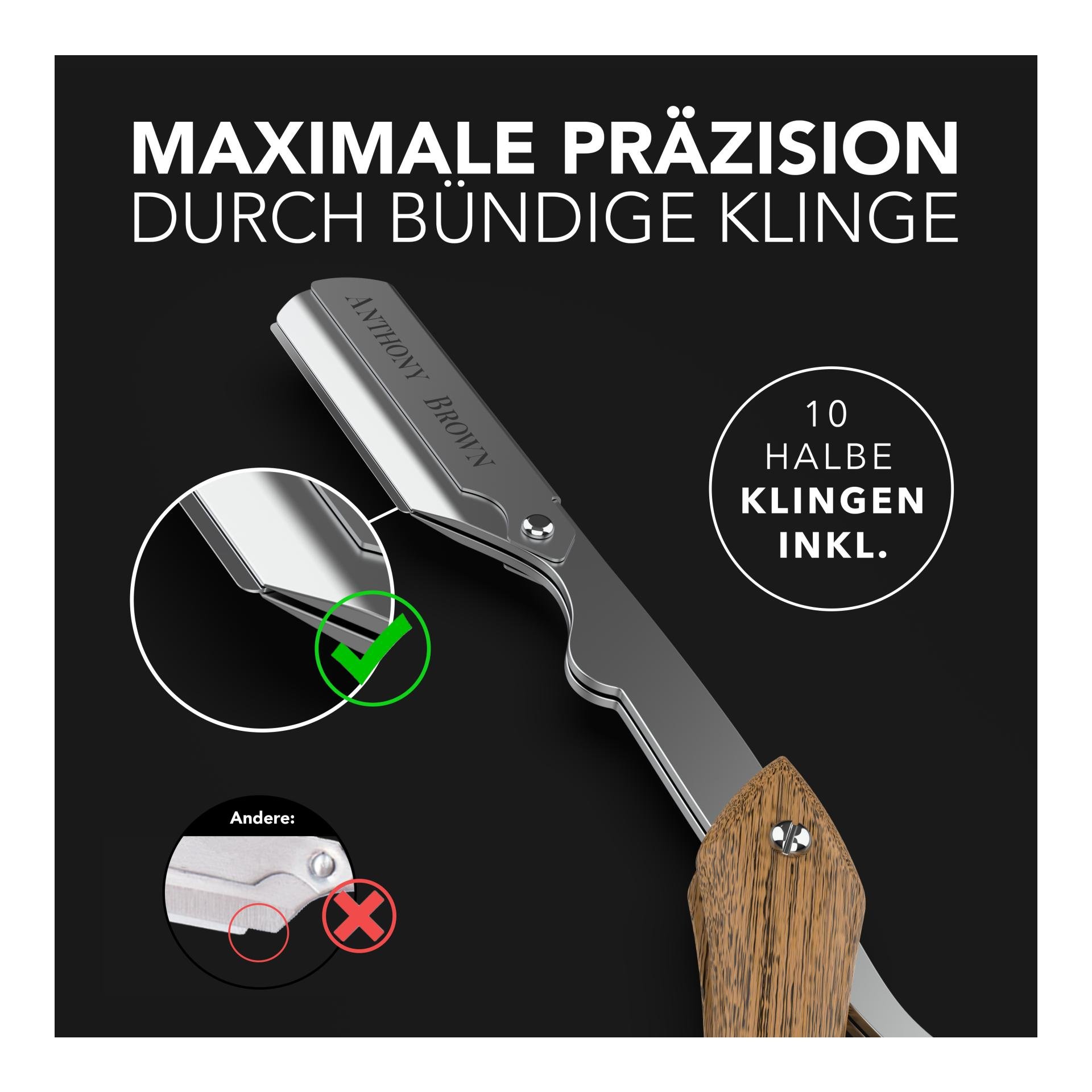 Anthony Brown Rasiermesser Holz