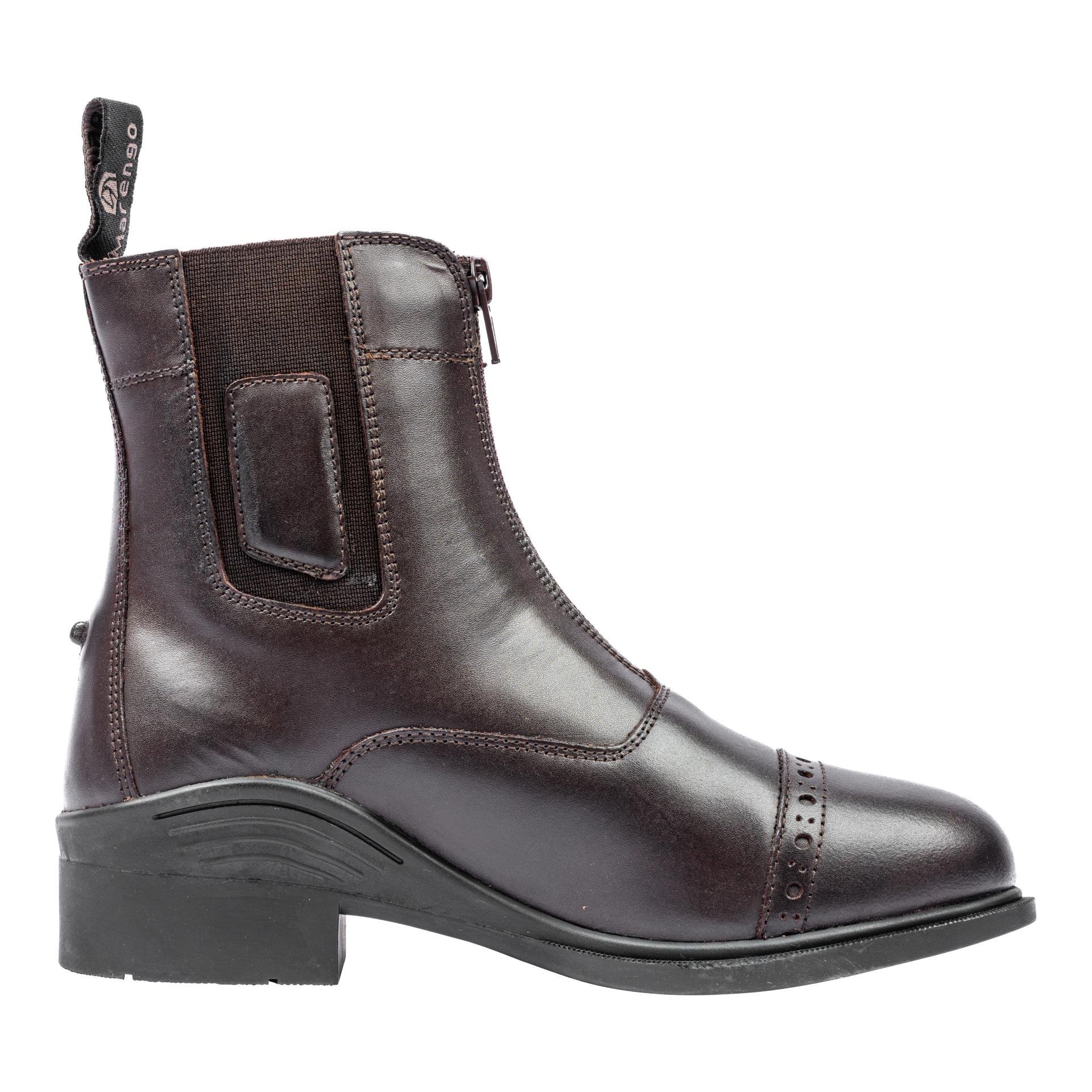 Reitstiefelette Frontzip Pro Echtleder Reitstiefelette Frontzip Pro Echtleder