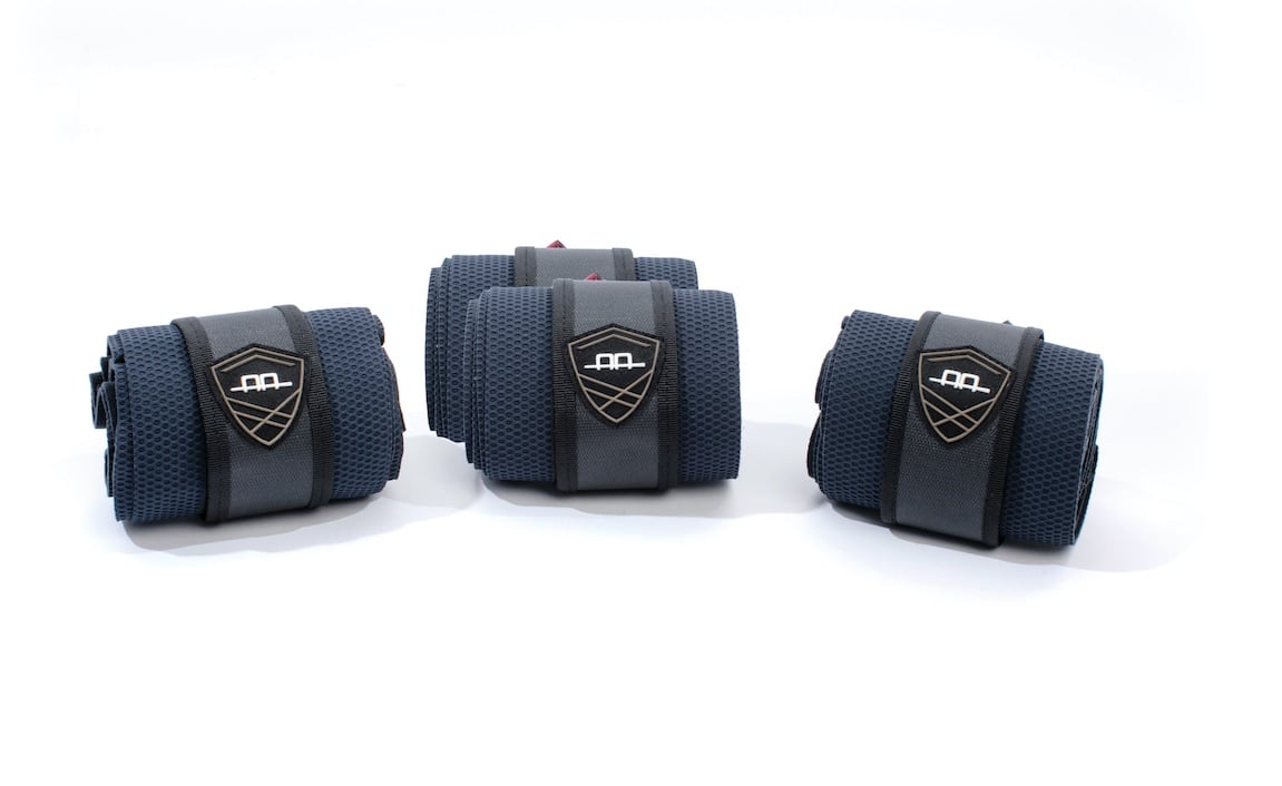 Alessandro Albanese Fleecebandagen AA Platinum 4er-Set - navy - Glacier-deepsea -
