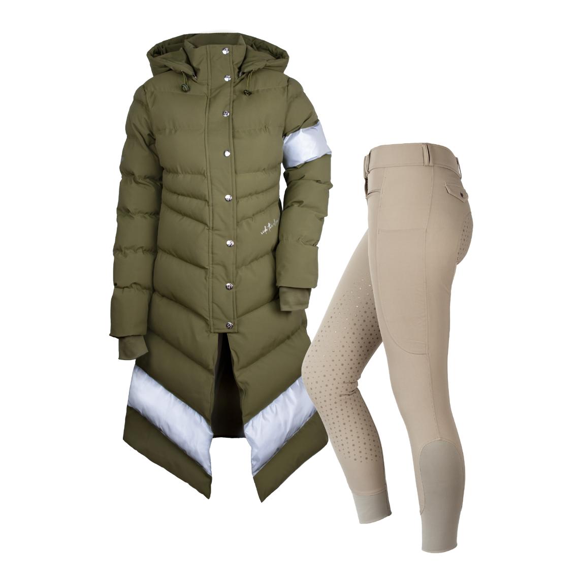 Reit-Set Wintermantel & Reithose | Wintermantel Elements Ultra Reflex & Reithose Motion Fullgrip Reit-Set Wintermantel & Reithose | Wintermantel Elements Ultra Reflex & Reithose Motion Fullgrip