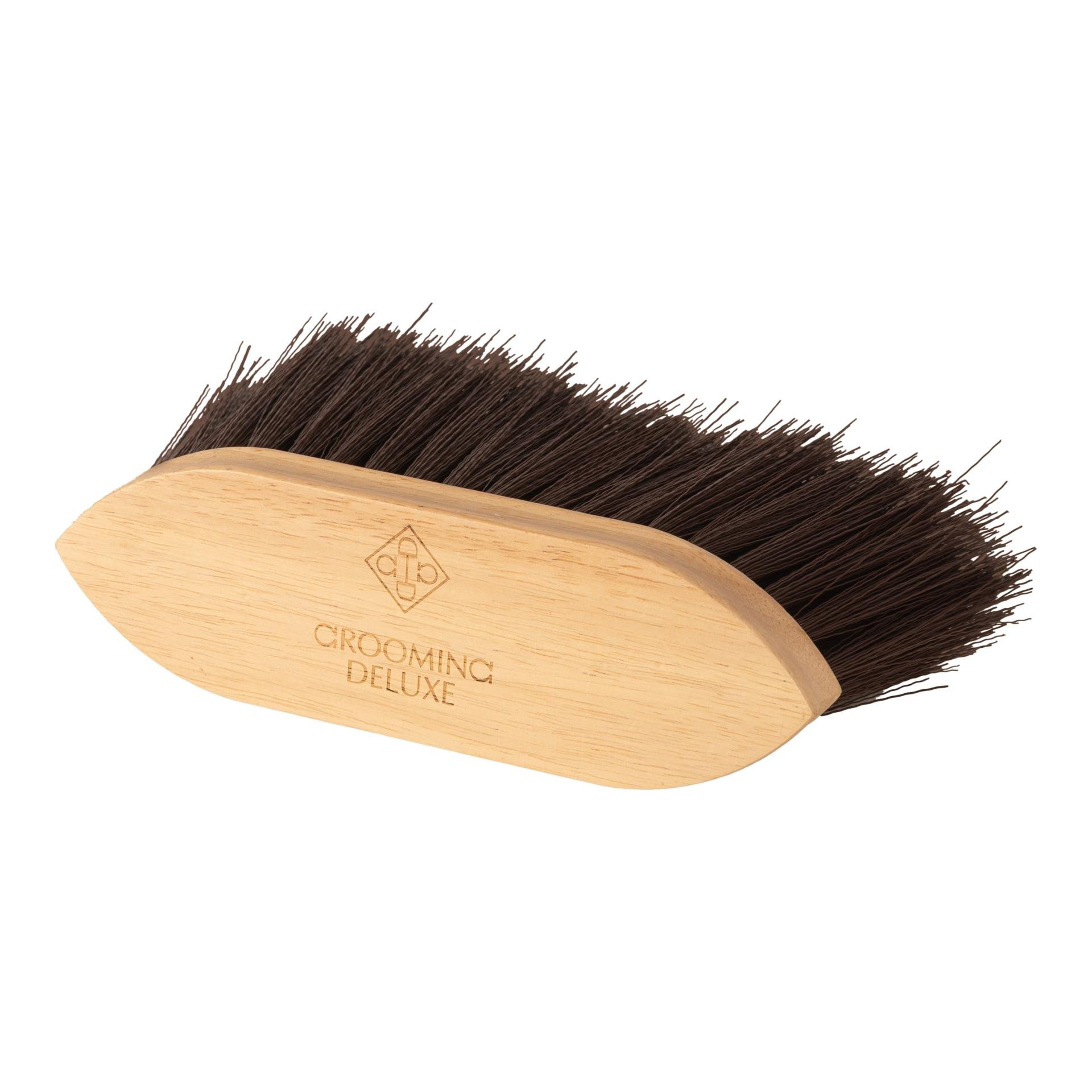 Grooming Deluxe Klassische Holz-Bürste – lang, weich