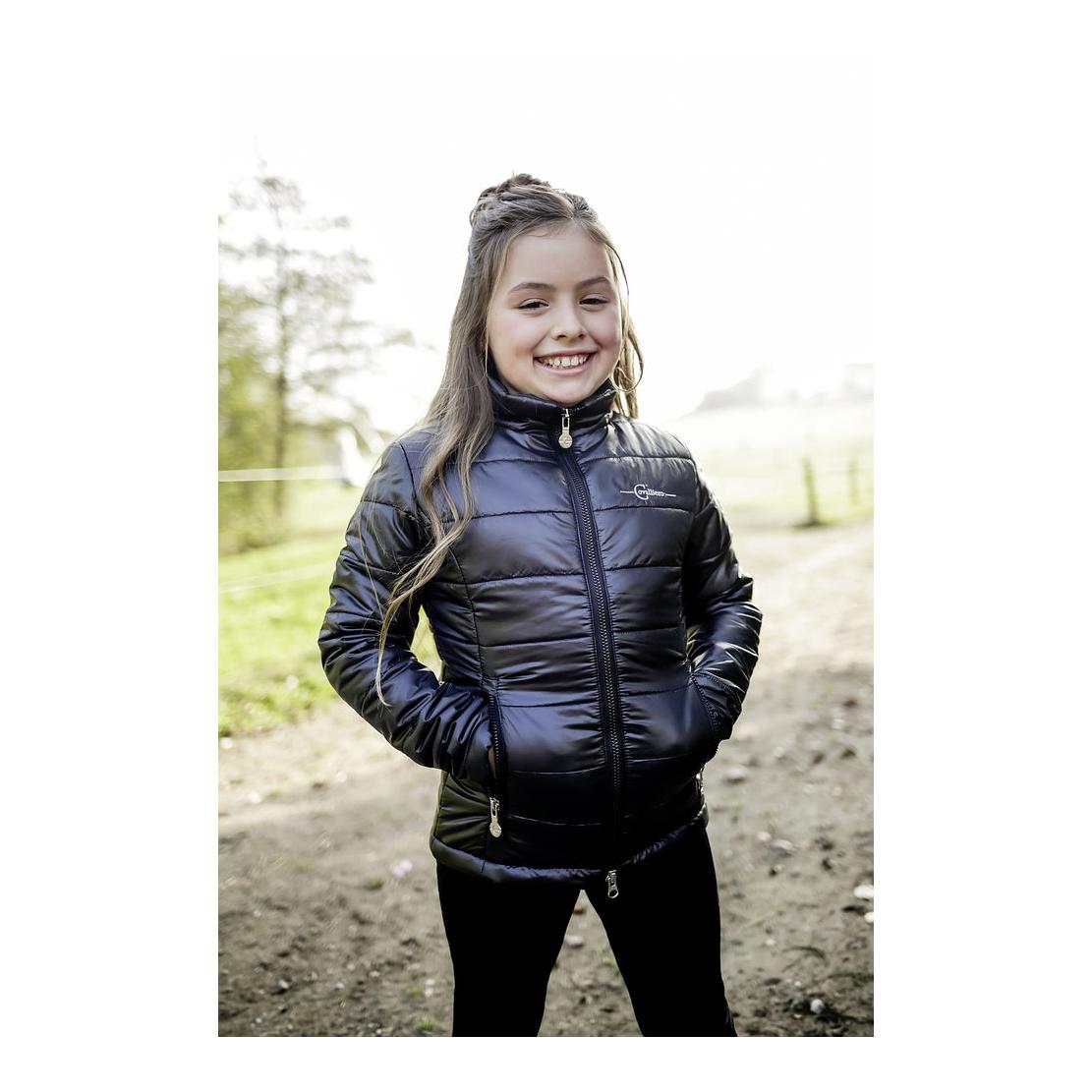 Covalliero Veste matelassée Team enfants – noir