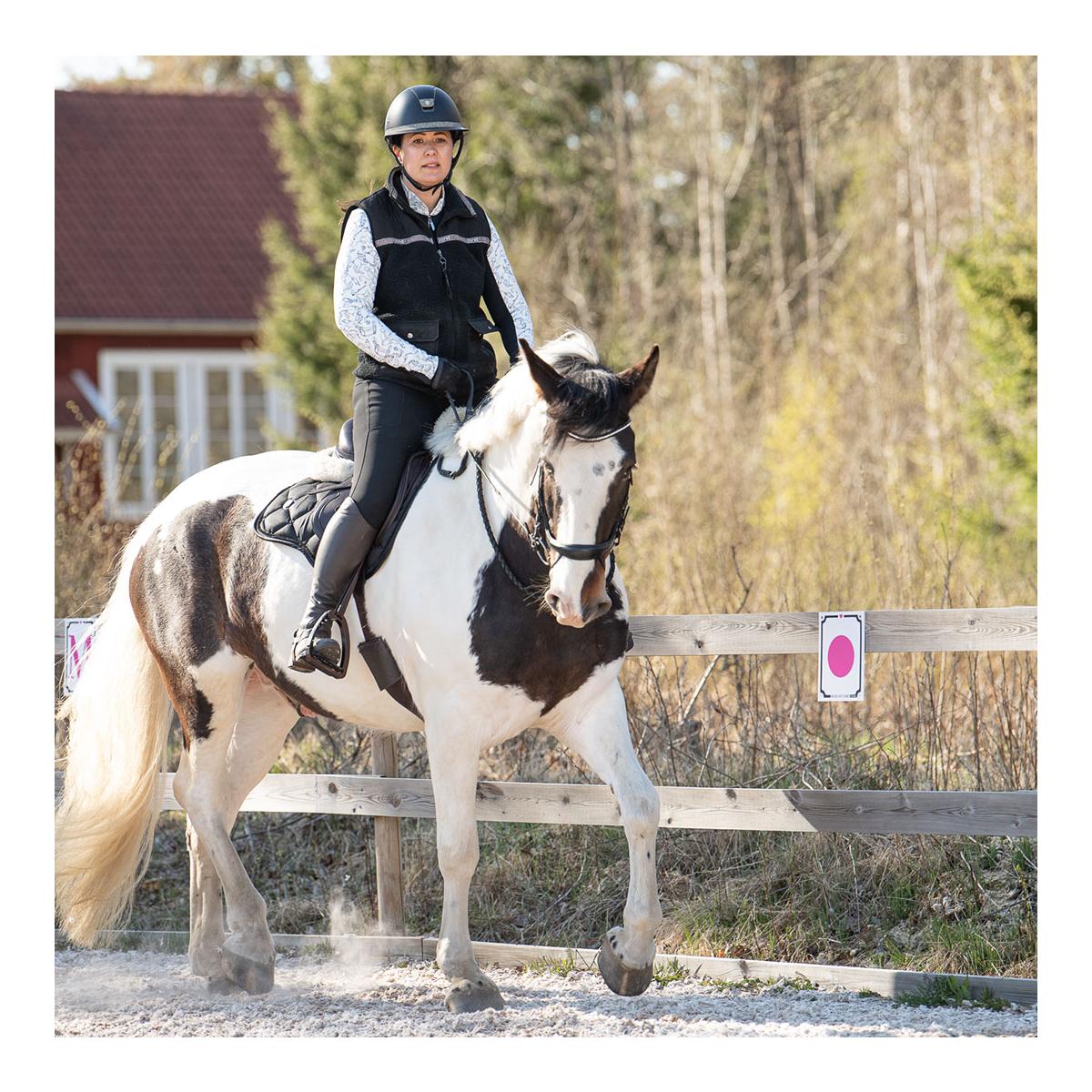 Teddyfleece Weste Black Unicorn