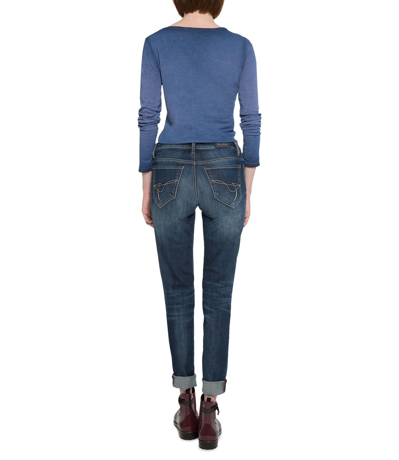 Slim Fit Jeans mit hohem Stretch-Anteil Damen - dunkelblau Slim Fit Jeans mit hohem Stretch-Anteil Damen - dunkelblau