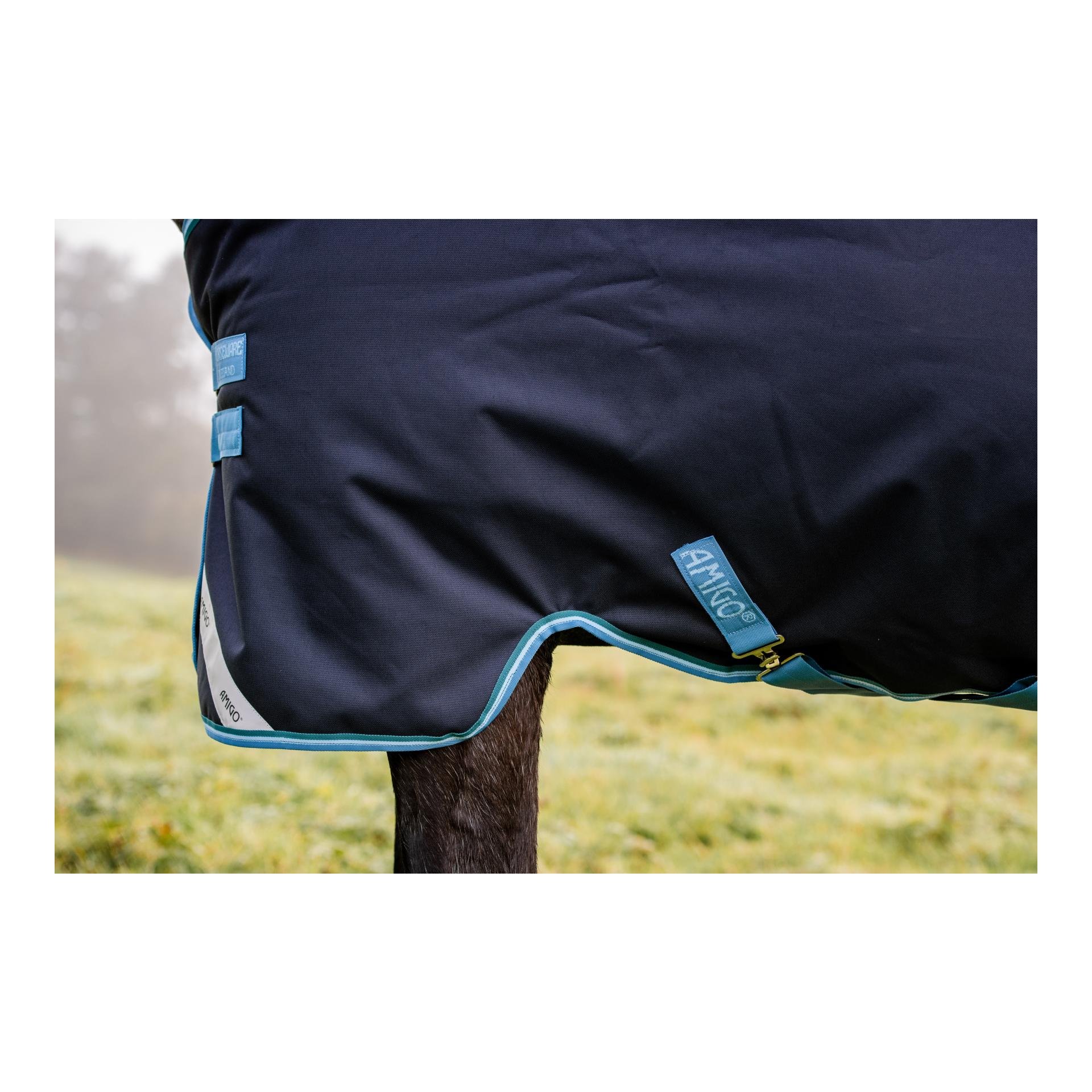 Regendecke Amigo Bravo-12 T/O 100g - navy/turquoise Regendecke Amigo Bravo-12 T/O 100g - navy/turquoise