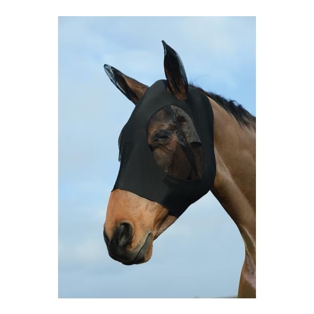 Masque anti-mouches stretch - noir Masque anti-mouches stretch - noir