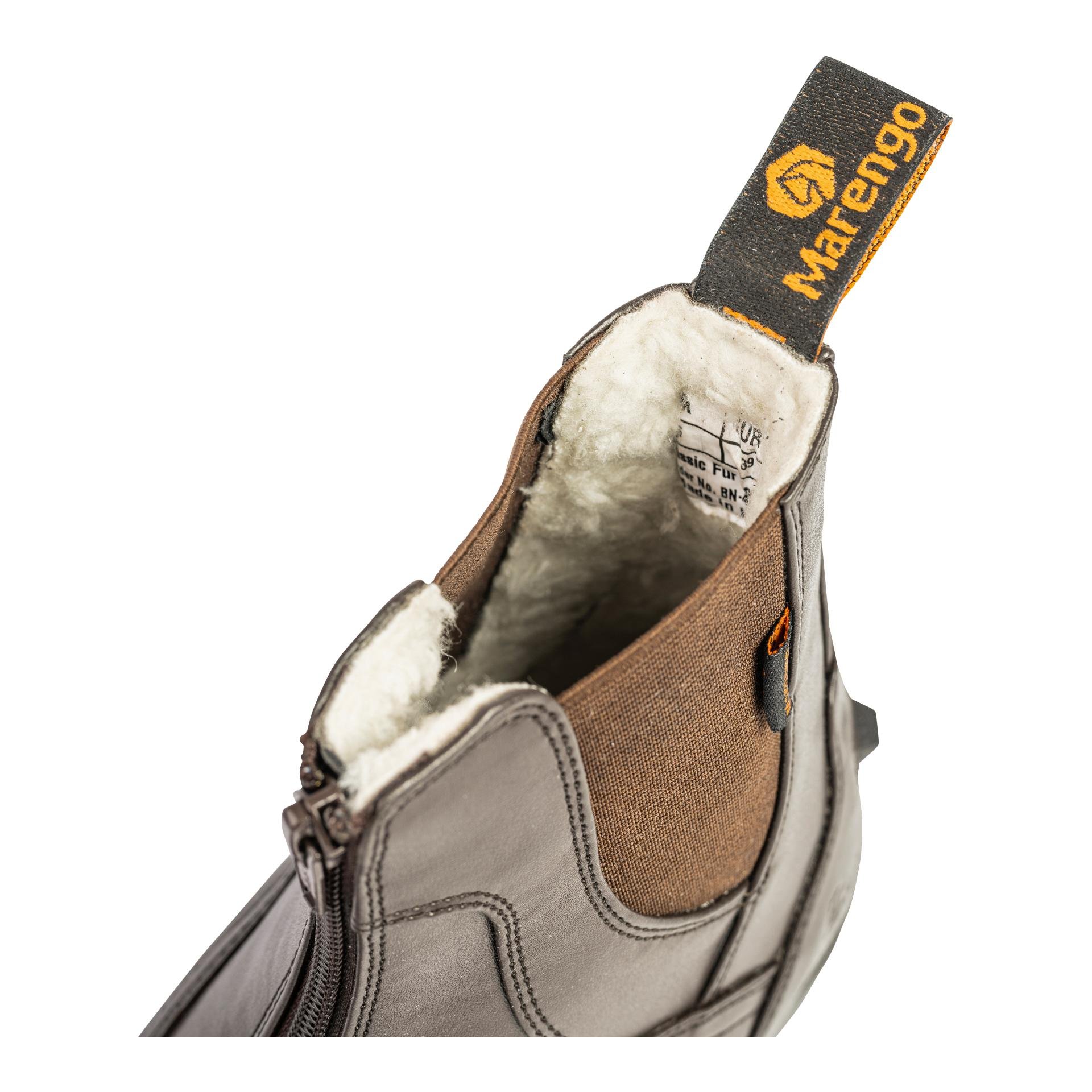 Reitstiefelette Frontzip Winter Kunstleder Reitstiefelette Frontzip Winter Kunstleder