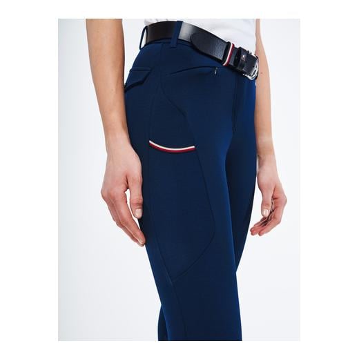 Pantalon d'équitation Performance avec grip au genou pour femmes - ciel désert