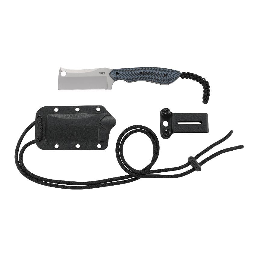 S.P.E.C.™ (Small Pocket Everyday Cleaver) - EDC/Couteau d'intervention avec étui thermoplastique