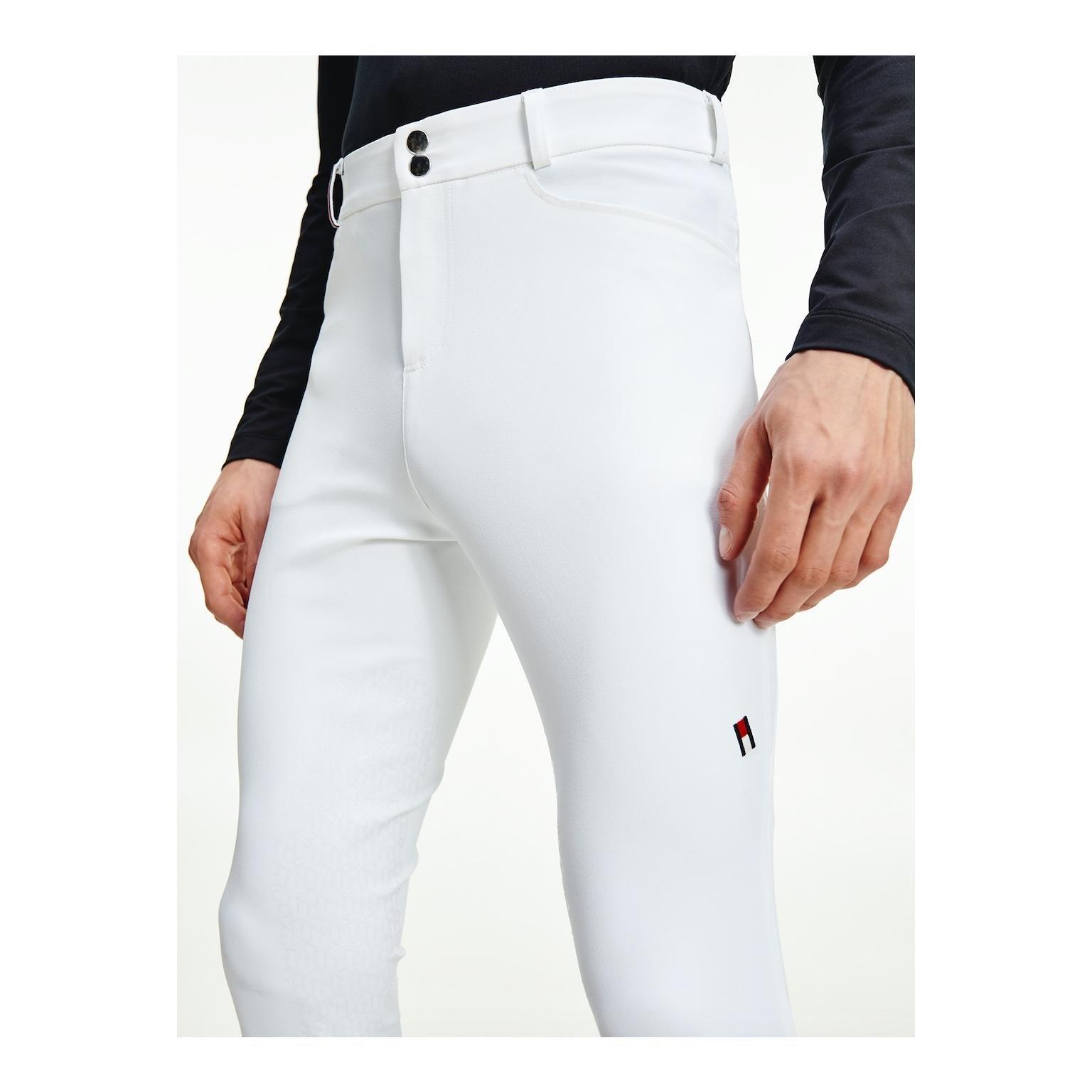 Reithose Kniegrip Performance Herren - Th Optic White