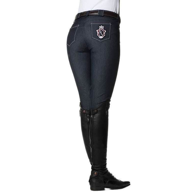 Reithose KLKelly Kniebesatz Damen - royal Reithose KLKelly Kniebesatz Damen - royal