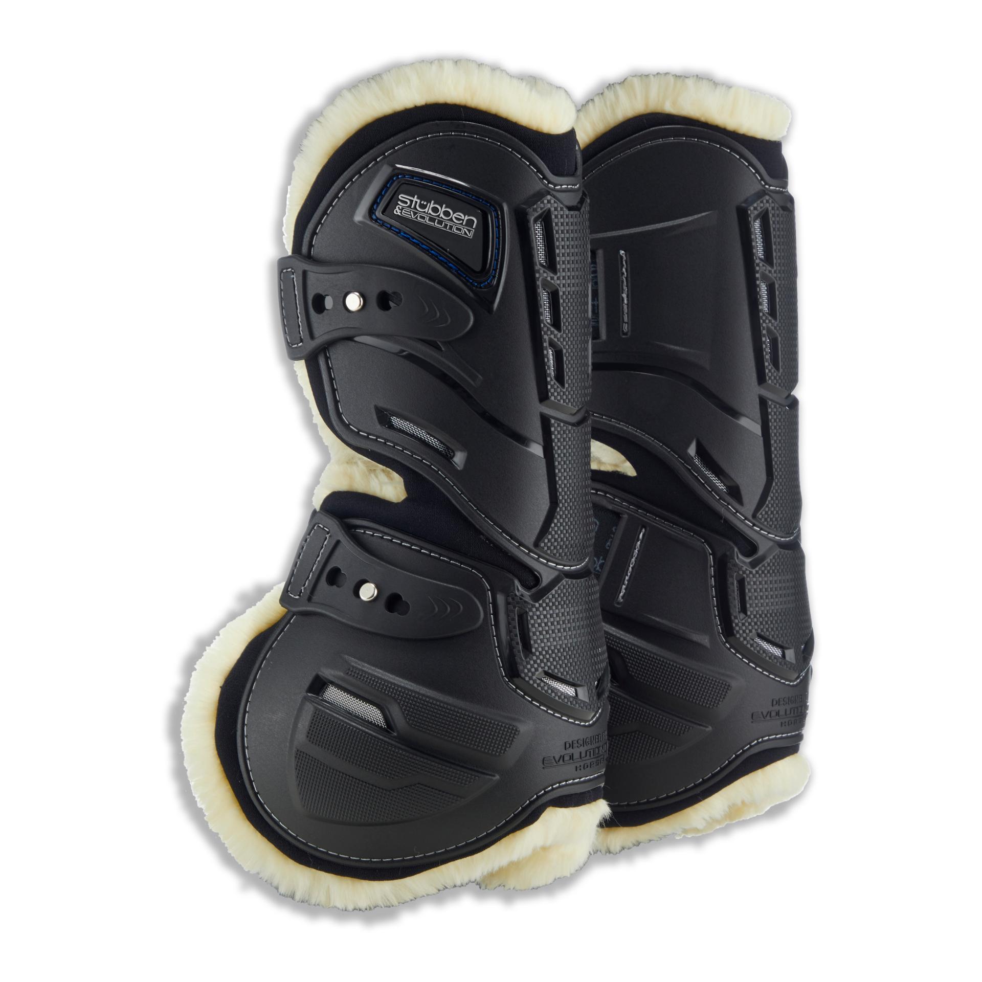 Stübben Gamaschen Hybrid Fleece - schwarz