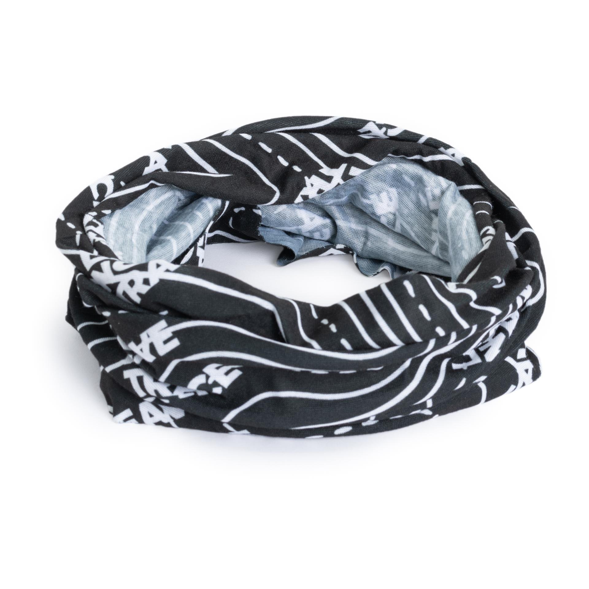 Foulard multifonction écharpe Leave no trace – noir