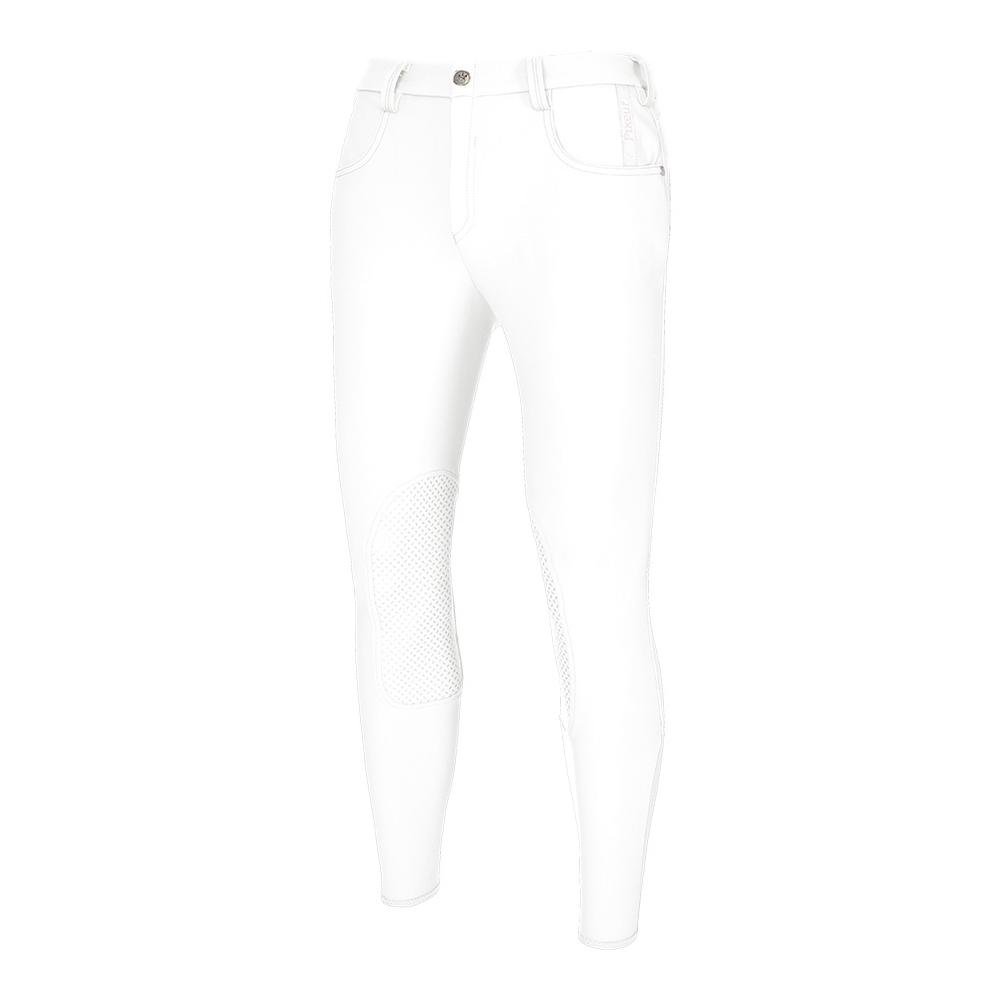 Reithose Linus Kniegrip Herren - weiss