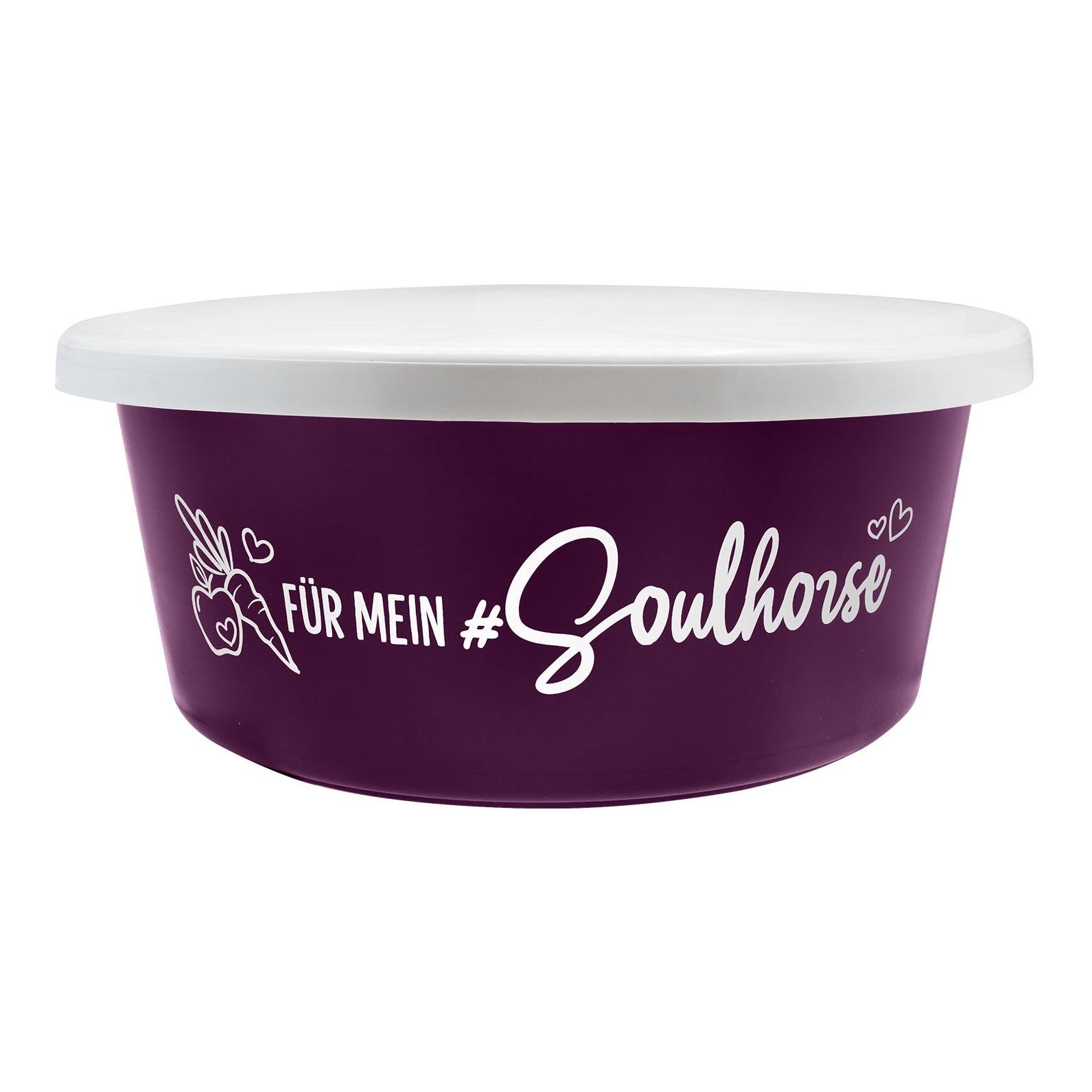 Seau-mangeoire "Pour mon Soulhorse"