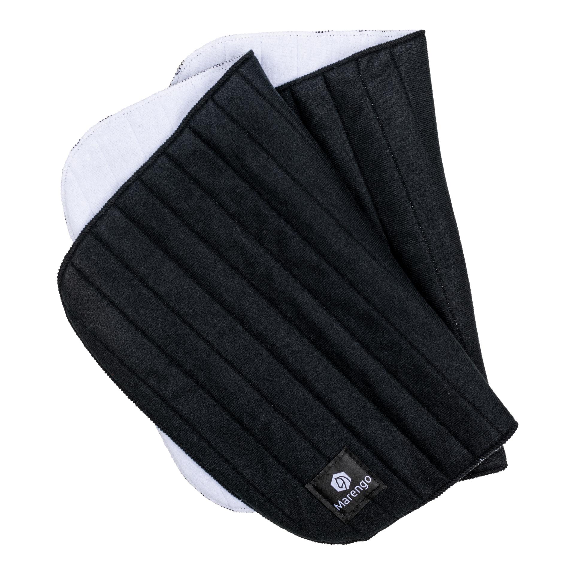 Marengo Bandagierunterlagen 4er-Set - Schwarz -