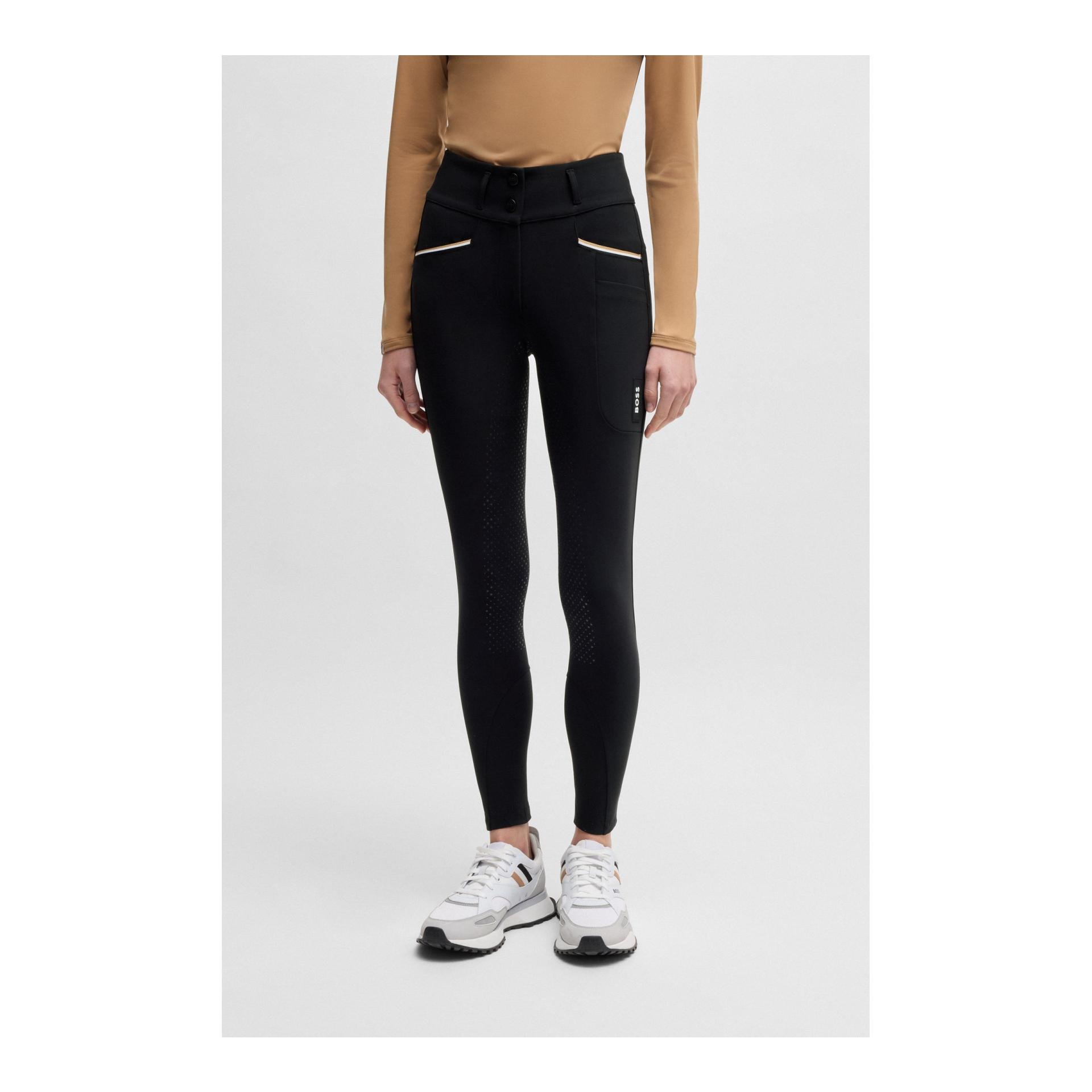 BOSS Equestrian Culotte d'équitation Hailey taille haute à fond intégral
