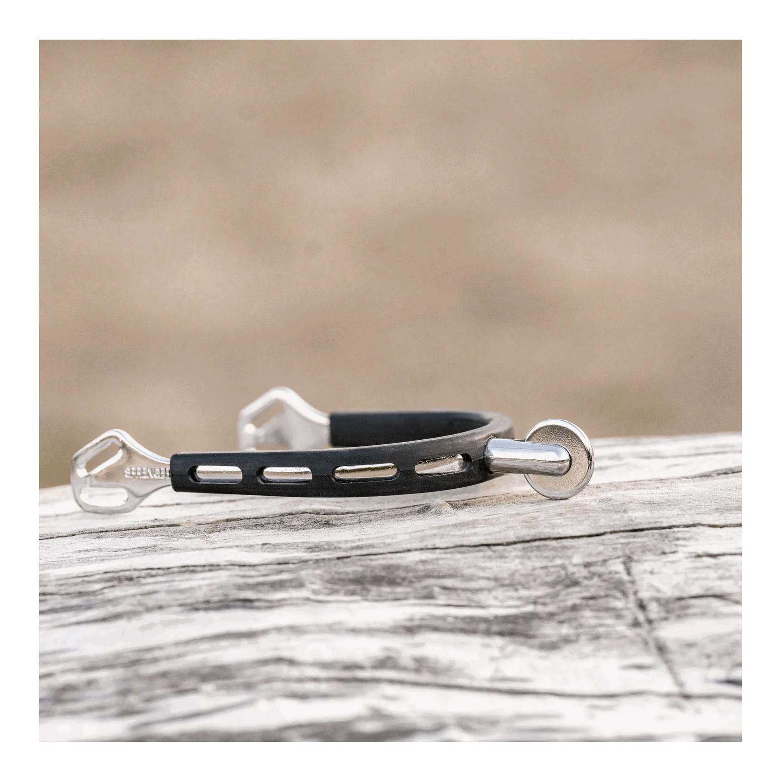 Sprenger Sporen ULTRA fit Extra Grip - Edelstahl rostfrei, 30 mm abgerundet mit grossem Ballrad