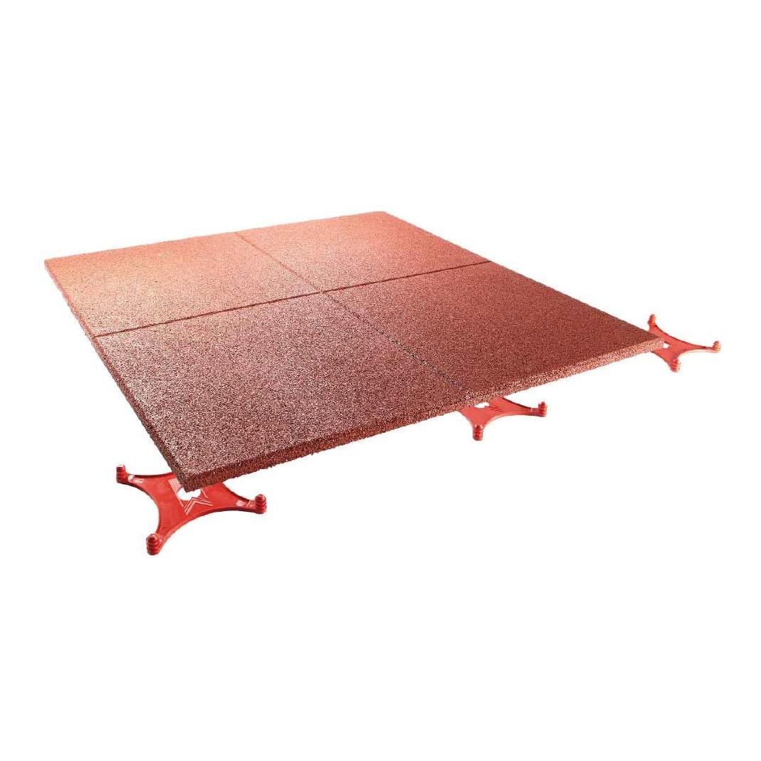 TERRASOFT® Platte, höher verdichtet - rotbraun