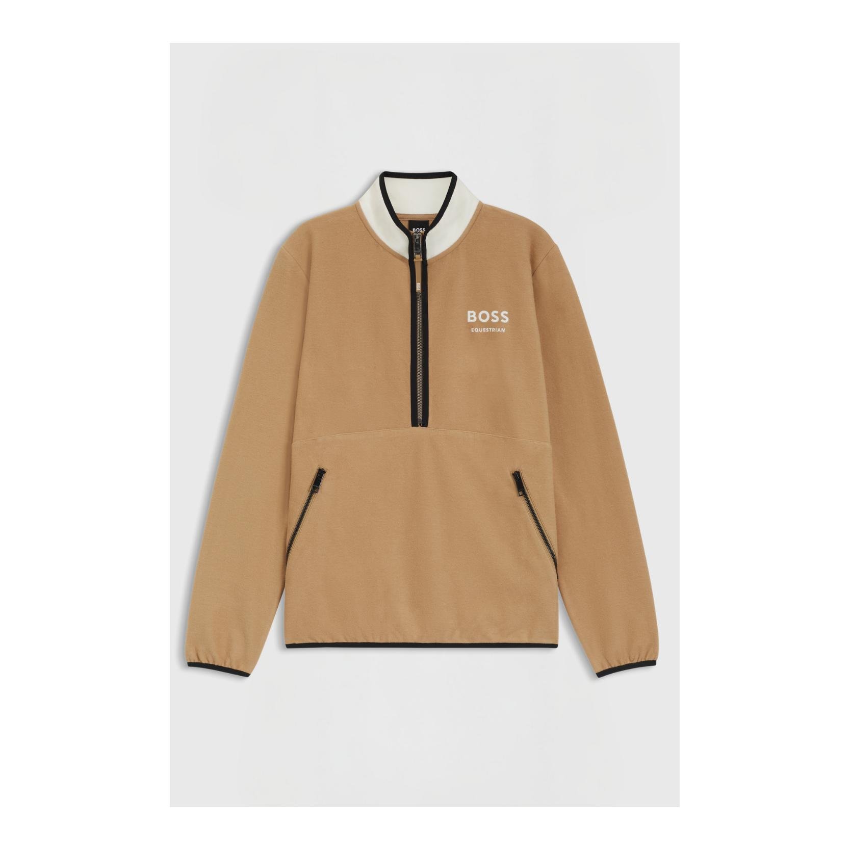 Half Zip Felpa Fedora Damen