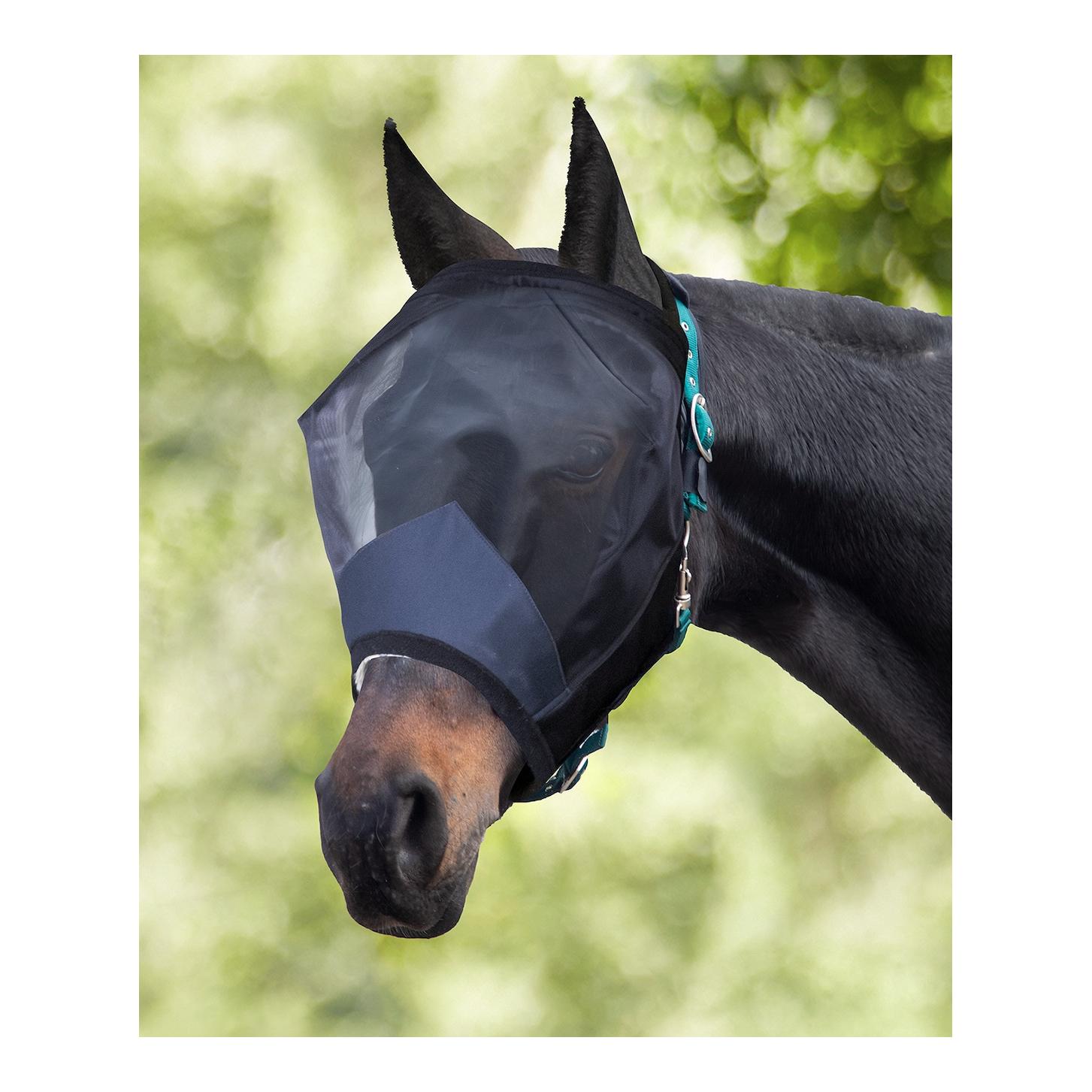 Fliegenmaske Happy Ears - schwarz