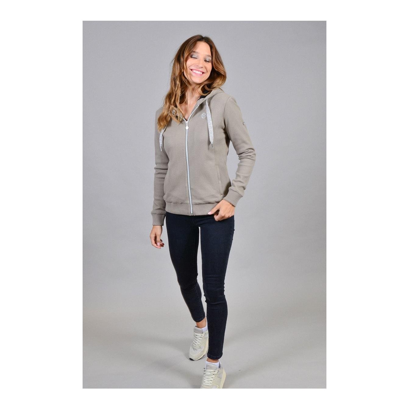 Hoodie Swai Damen - taupe