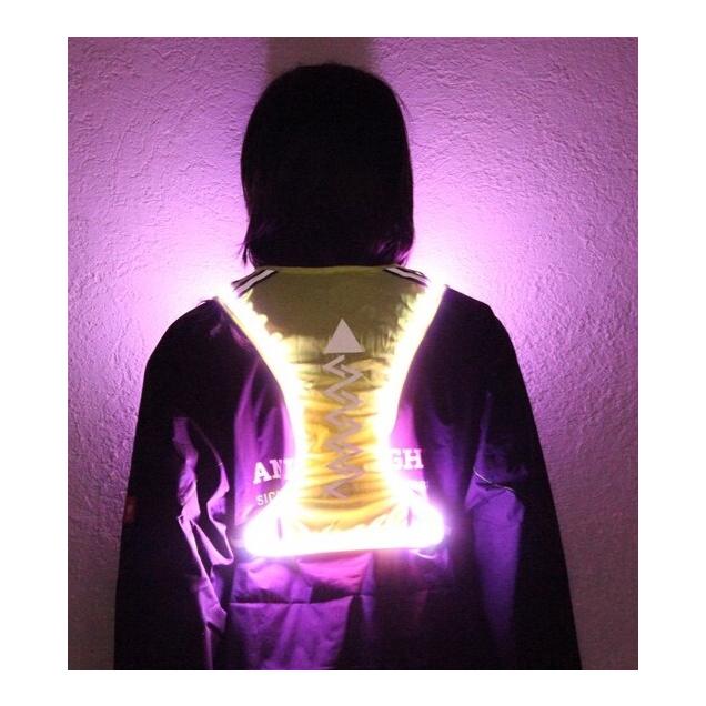 LED Leuchtweste Flex - pink