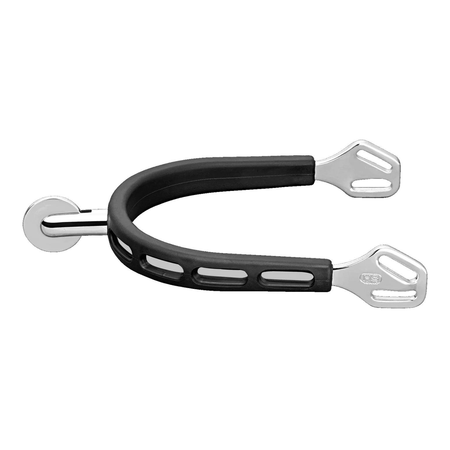 Sporen ULTRA fit Extra Grip - Edelstahl rostfrei, 30 mm abgerundet mit grossem Ballrad