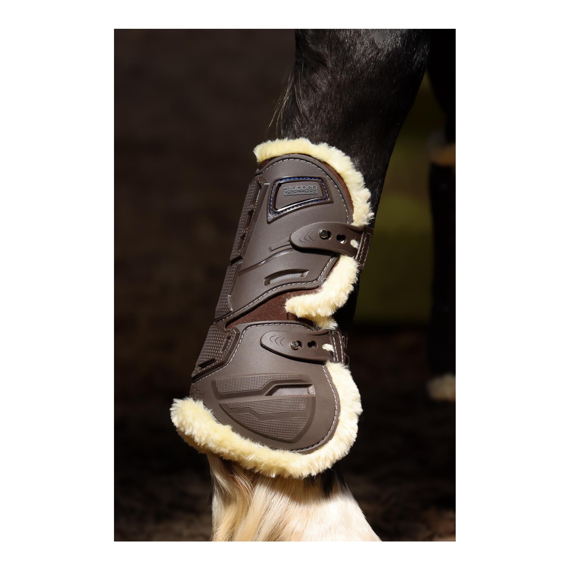 Stübben Gamaschen Hybrid Fleece - braun