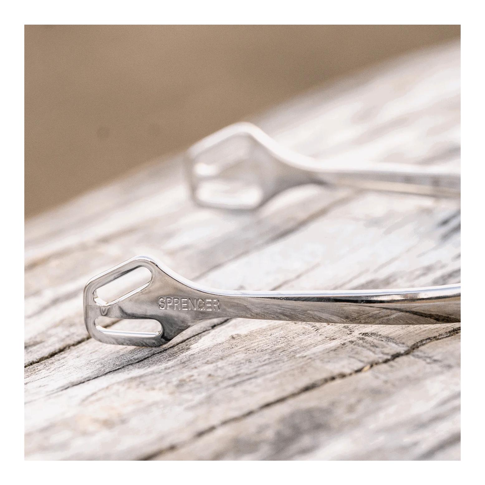 Sprenger Sporen ULTRA fit Comfort Roller - Edelstahl rostfrei, 25 mm abgerundet, Roller vertikal