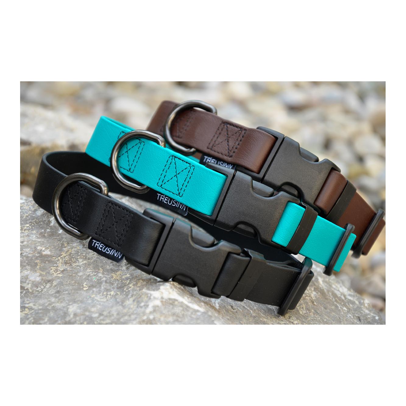 Collier pour chien Biothane STAY - noir Collier pour chien Biothane STAY - noir