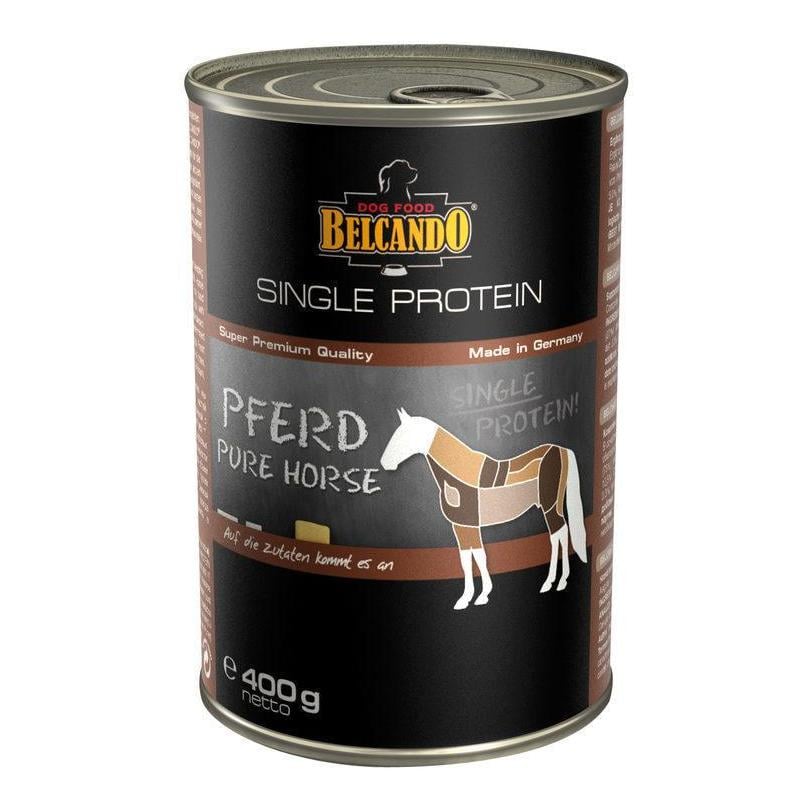 Nourriture humide pure au cheval sans additifs artificiels boîte de 400 g