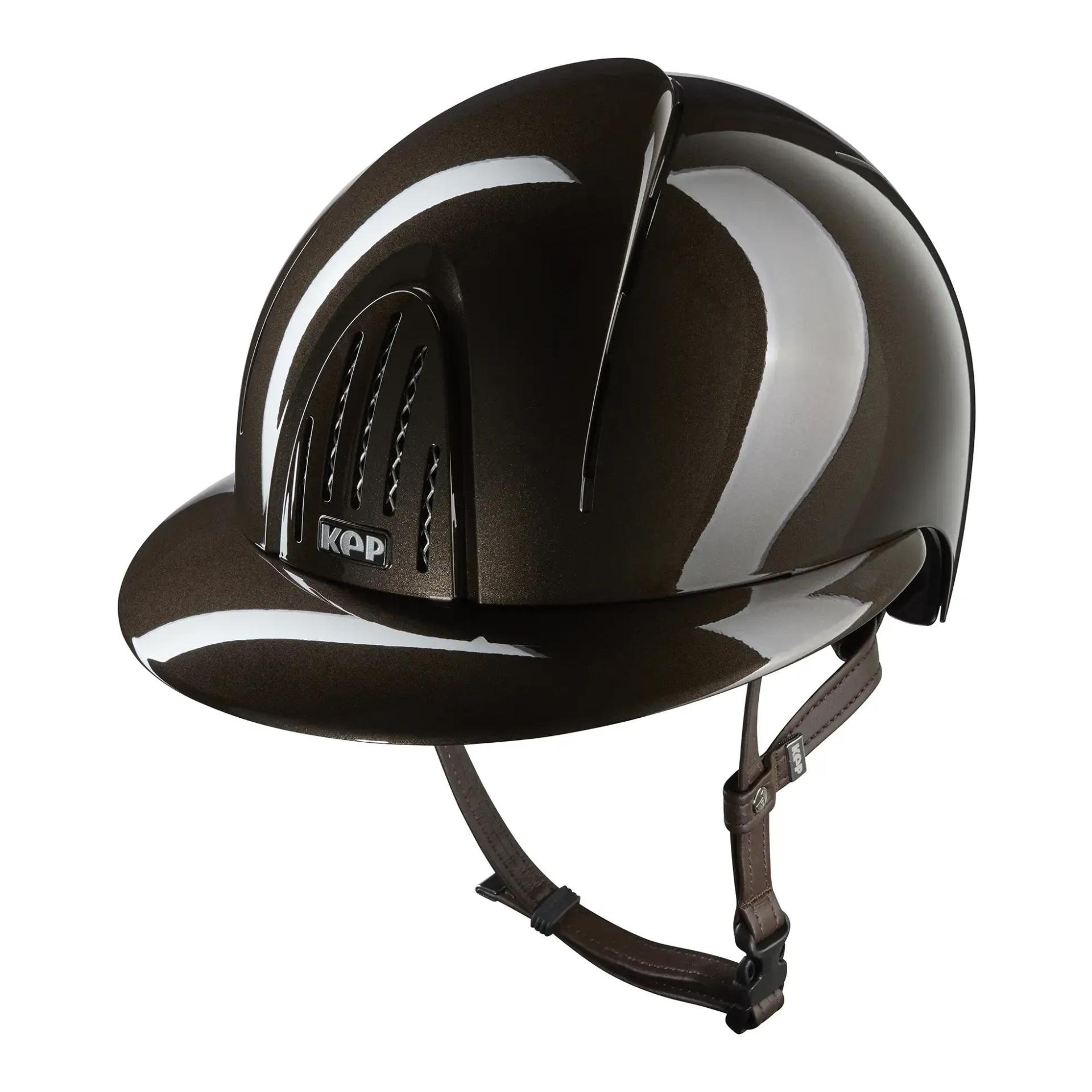 Casque d'équitation Smart Nova Polo visière - brillant