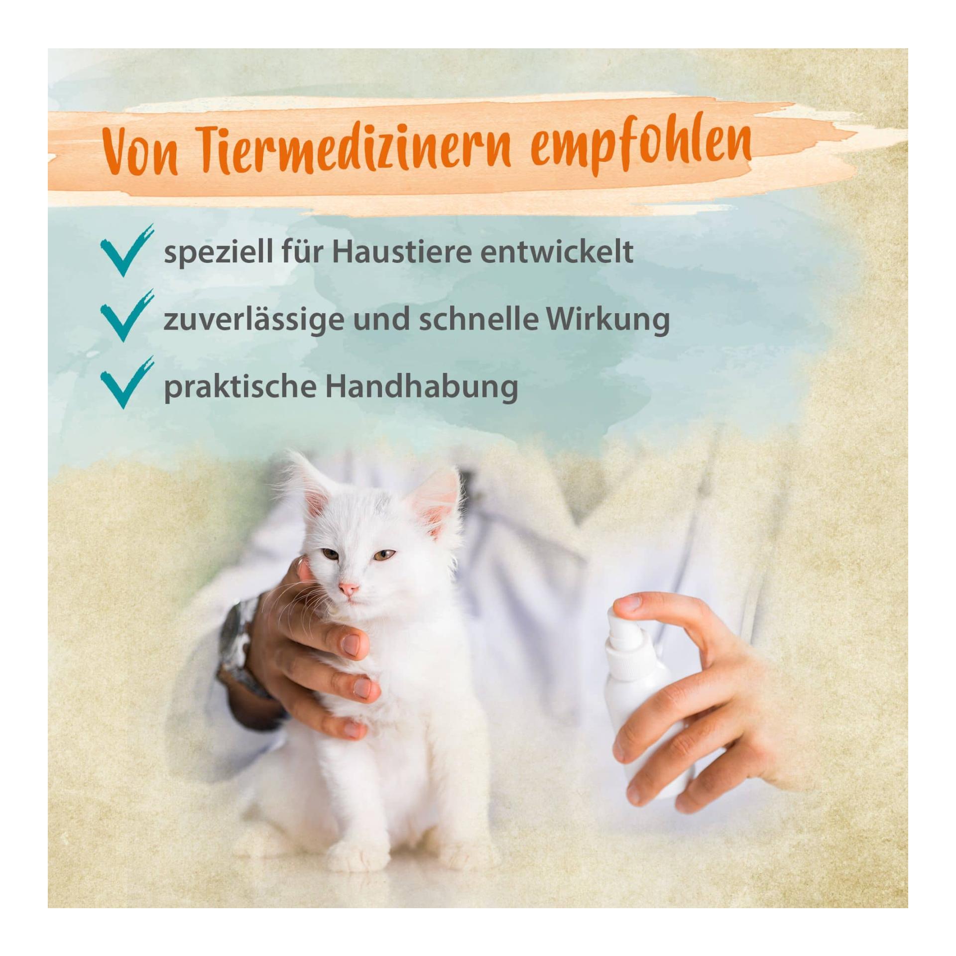 IdaPlus Wundspray für Hunde, Katzen & Pferde - Schutzschild bei Hautverletzungen