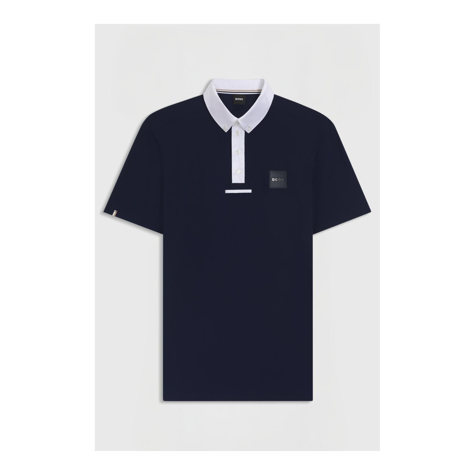 BOSS Equestrian Turniershirt Marty Honey Comb Herren