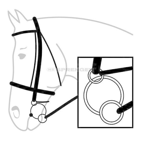 Universaltrense KK ULTRA Sensogan doppelt gebrochen - 16mm