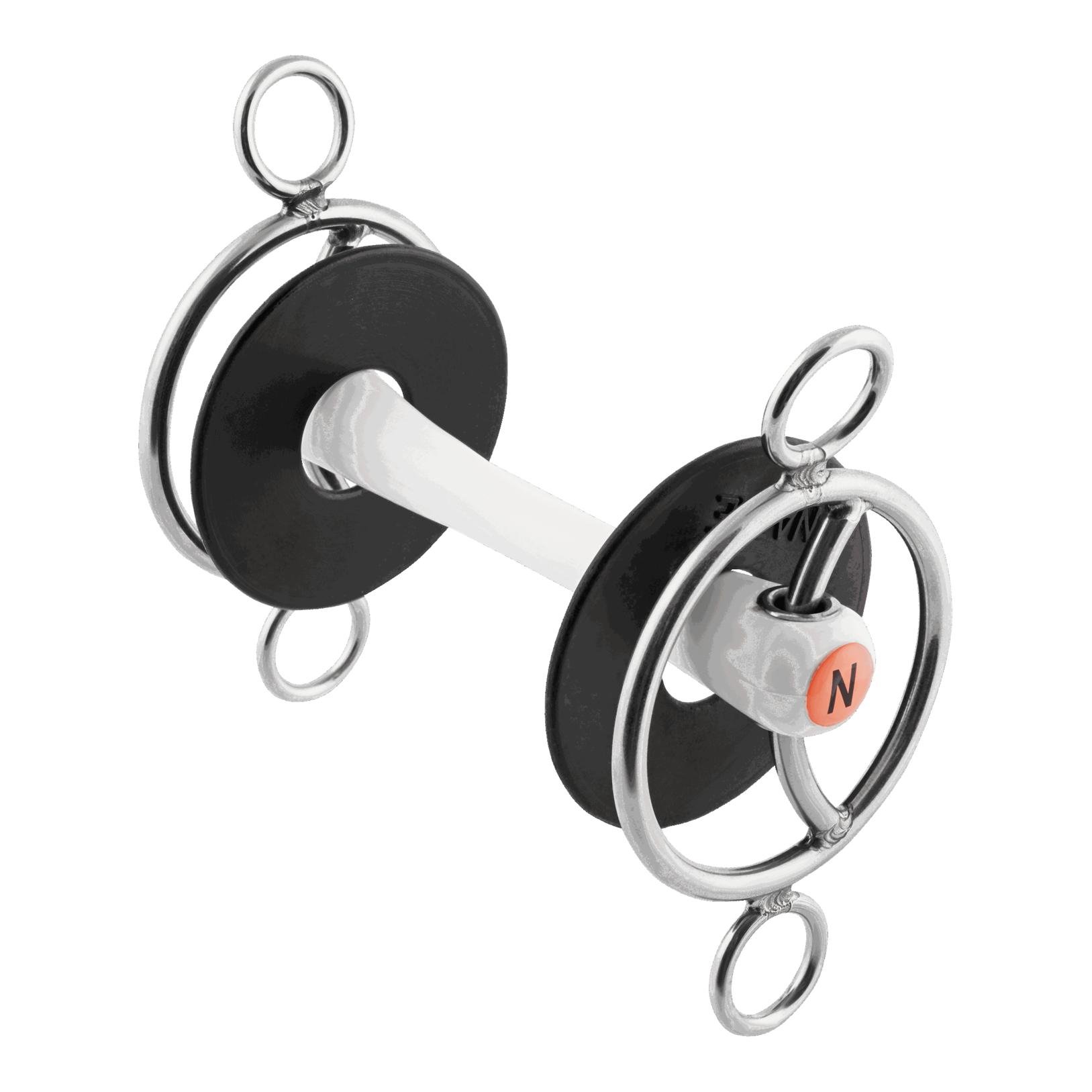 3-Ring Trense biegsame Stange und Gleitsteg, Ring 70mm 3-Ring Trense biegsame Stange und Gleitsteg, Ring 70mm