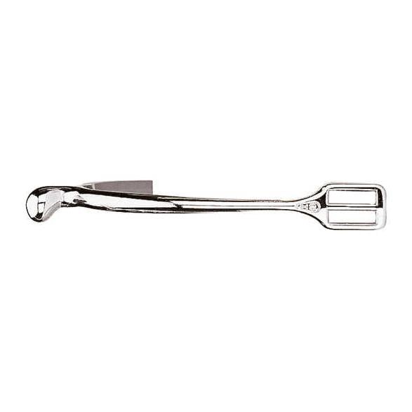 Sprenger Sporen mit Perlon-Sporenriemen - Silber -