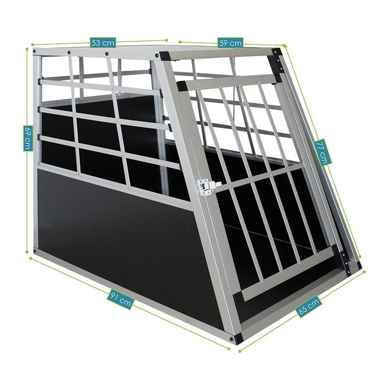 Hundetransportbox aus Aluminium Grösse L Hundetransportbox aus Aluminium Grösse L