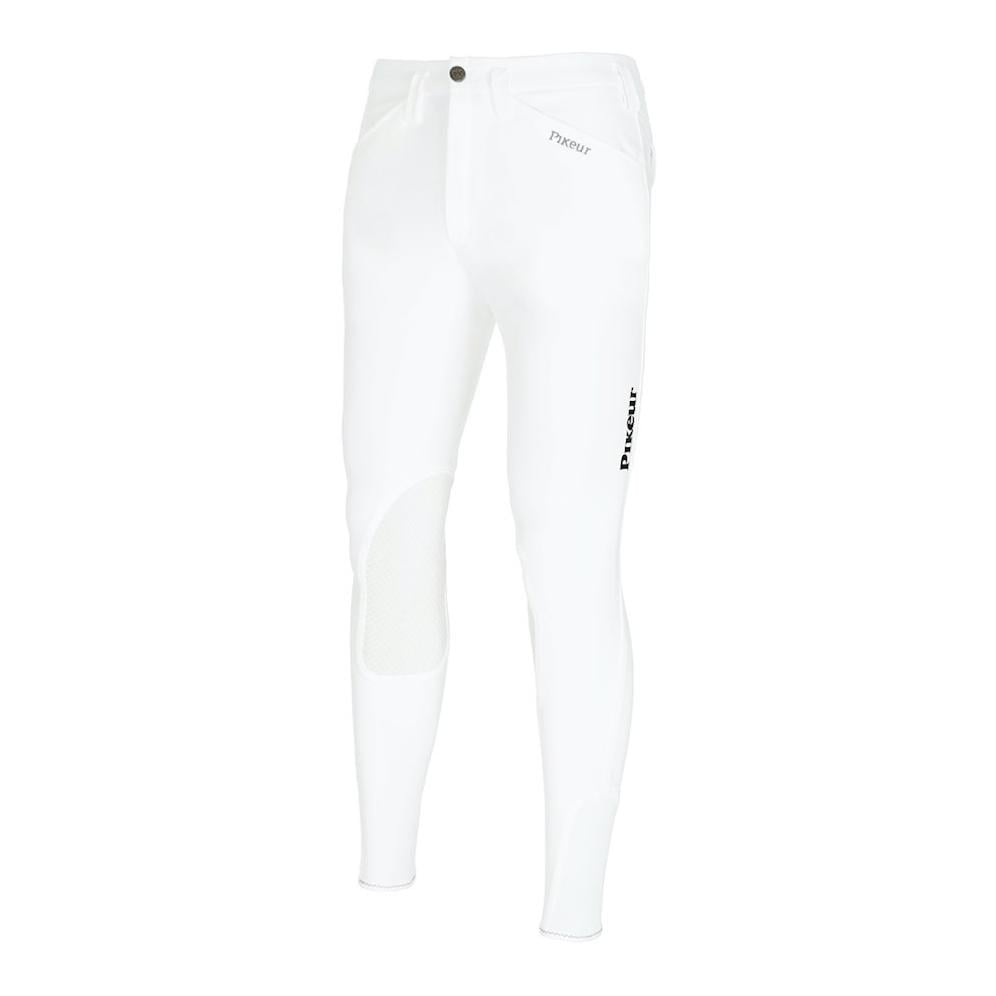 Reithose Rodrigo Grip II Kniebesatz Herren - weiss Reithose Rodrigo Grip II Kniebesatz Herren - weiss