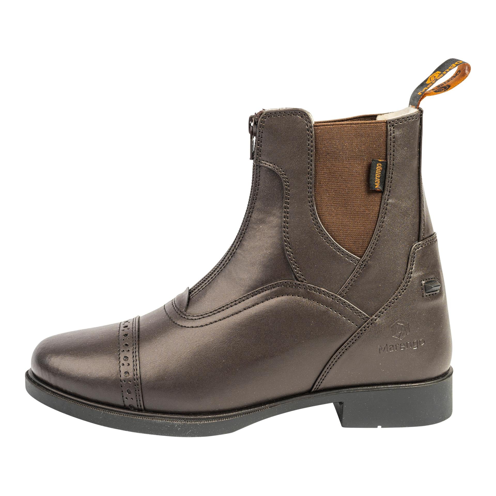 Reitstiefelette Frontzip Winter Kunstleder Reitstiefelette Frontzip Winter Kunstleder