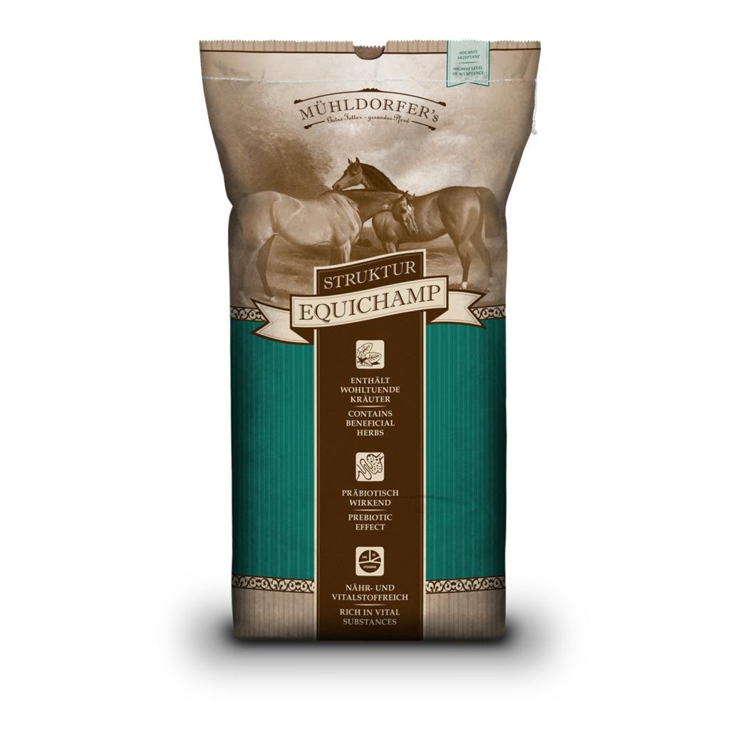 Mühldorfer Pferdefutter Struktur Equichamp - Braun -