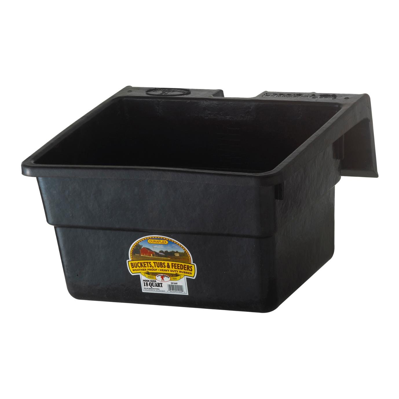 Mangeoire en caoutchouc - noire